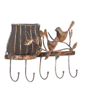 Brown Metal Key Holder